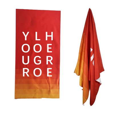 Custom Size Full Color Quick Dry Beach Towel