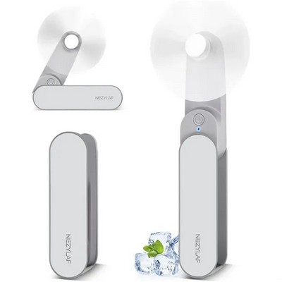 Handheld Fan Mini Desktop Office Rechargeable Folding Fan Portable Pocket Handheld Electric Fan