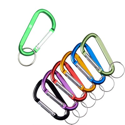 Multi-Color Aluminum Carabiner Keyholder