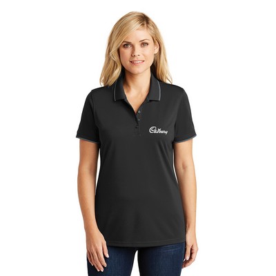 Port Authority® Women's Dry Zone® UV Micro-Mesh Tipped Polo