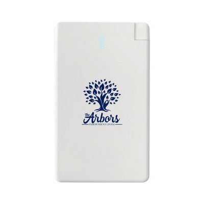 5000mah Power Bank With Integrated Cable