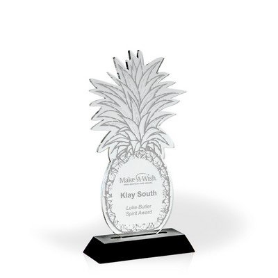 Pineapple Award with Black Wood Base - Engraved