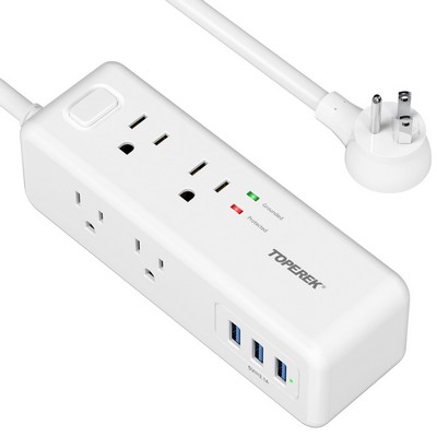 Power Strip with 6.6ft Extension Cord