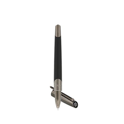 Luxury Line S.T. Dupont Defi Millennium Navy Blue & Silver Rollerball