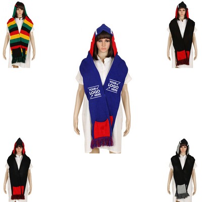 Knit Scarf & Cap Combo