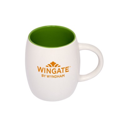 14 oz. Morning Show Ceramic Barrel Mug