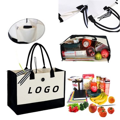 Trendy Canvas Tote Bag