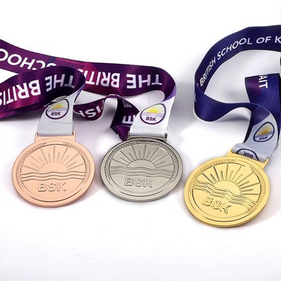 3" Custom Die-Struck Antique Medals