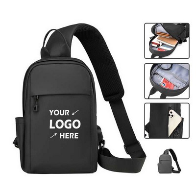 Rechargeable Casual Chest Bag