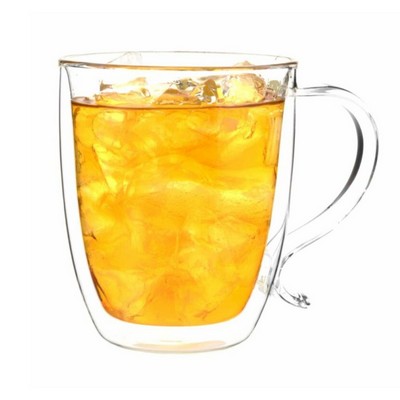 GROSCHE CYPRUS Double-Walled Glass Mug for Espresso, Latte, Tea & More | 16 FL OZ/ 500 ML