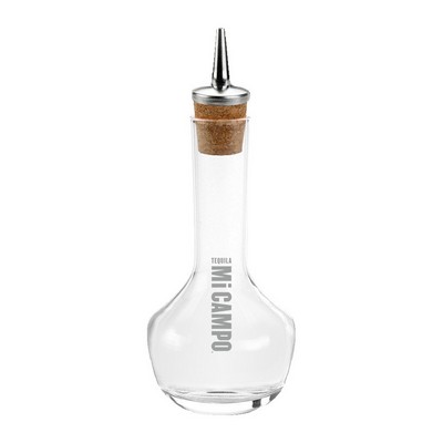 3oz. Glass Bitters Bottle Classic Design