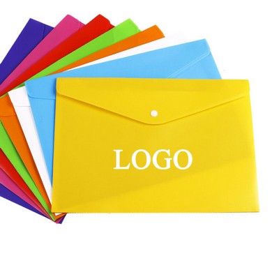 A4 Snap Closure Document Security Envelope Folder