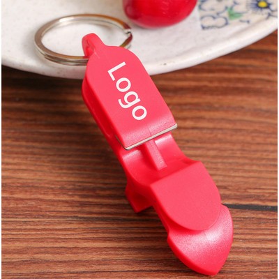 Beer Shotgun Tool Bottle Opener Keychain