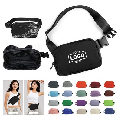 Adjustable Strap Crossbody Zipper Belt Bag Waist Pack