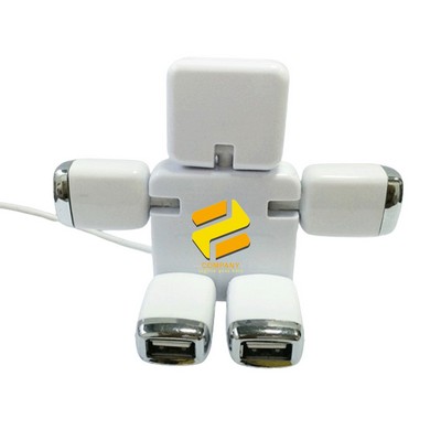 Foldable Robot Design High-Speed Hub with 4 Ports
