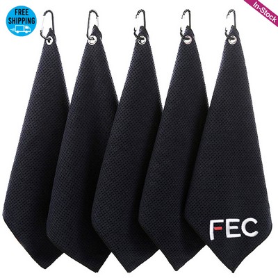 15"x15" 400GSM Embroidered Microfiber Rally Towel