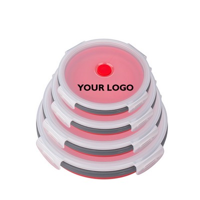 Silicone lunch box, foldable microwave oven, refrigerator storage box,