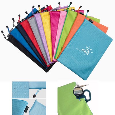 Zippered Document Bag