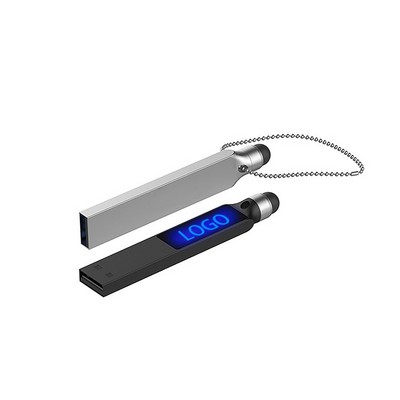 Light Up Usb Flash Drive w/Stylus