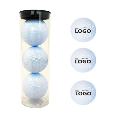 3 Golf Balls In Tube