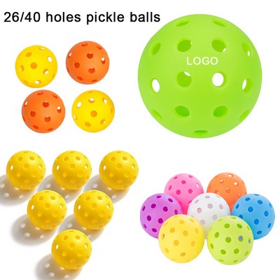 26/40 Holes Pickleballs