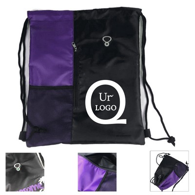 11.81X15.75 Inch Oxford Fabric Drawstring Backpack
