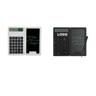 Calculator w/Writing Tablet