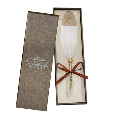 Feather Pen W/ Presentation Box