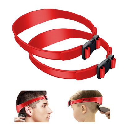 Adjustable Curved Silicone Haircut Band