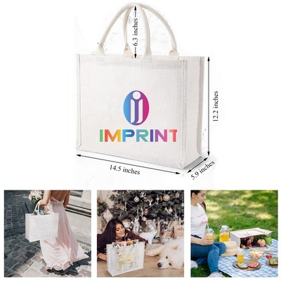 Jute Tote Gift Bag