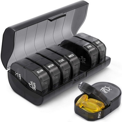 Weekly Pill Organizer W/ 7 Detachable Containers