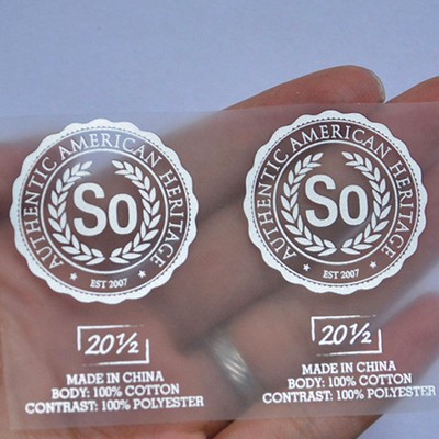 1.5" Silicone Sticker Label