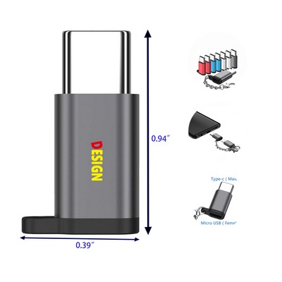 Convert Connector with Keychain Charger