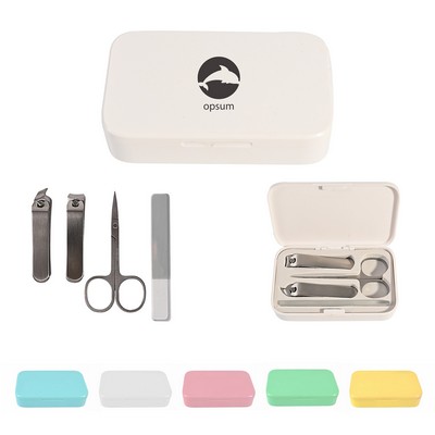 4-Piece Manicure Set In Plastic Case