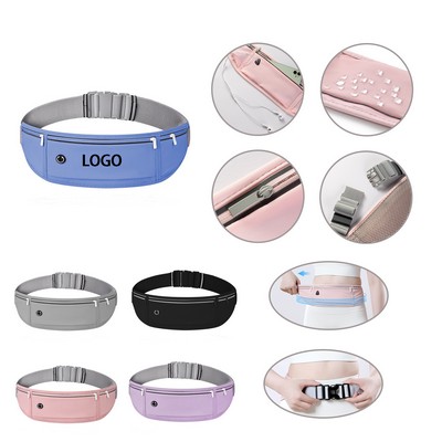Running Belt with Waterproof Pocket