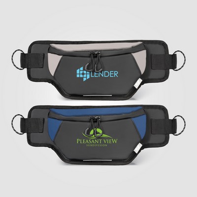 Alpen Recycled Polyester Expandable Waist Bag - 50 oz - Silkscreen