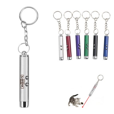 Mini Flashlight Infrared Laser Key