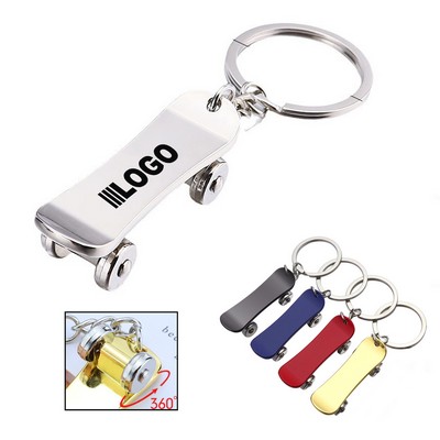 Mini Metal Scooter Keychain Pendant