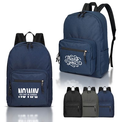 Water Resistant Travel Backpack With 15" Laptop Sleeve
