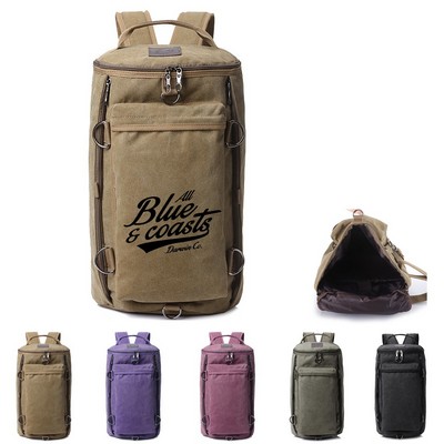 Adventure Travel Canvas Backpack