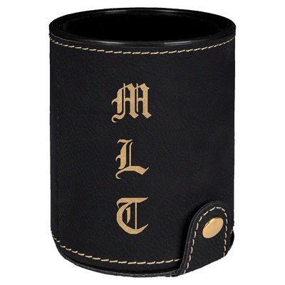 Leatherette Dice Cup with 5 Dice
