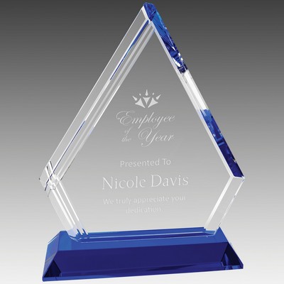 Crystal Diamond on Pedestal Base