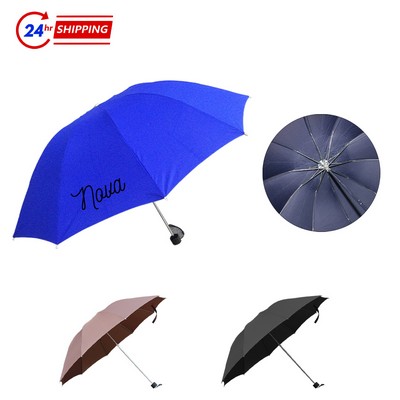 10 Bone Three-fold Umbrella