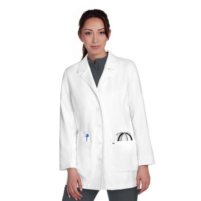 koi - Essentials - Women's Three-Pocket Button-Front Hema Lab Coat
