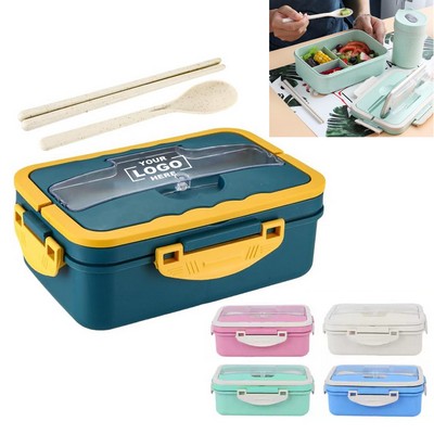 Portable Lunch Box with Handle for Adults and Kids