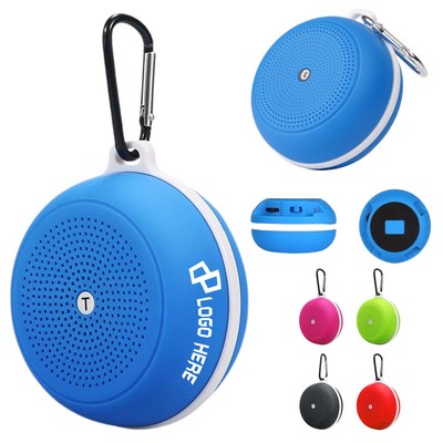 Portable Wireless Speaker W/Carabiner