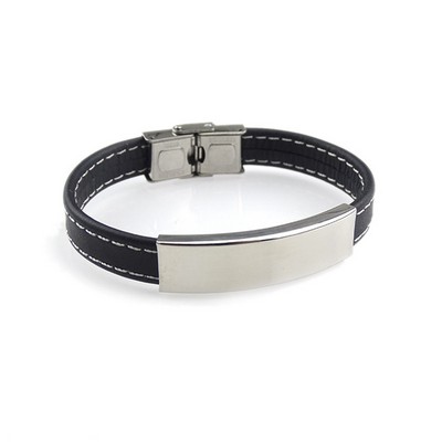 Leather Buckle Bracelet