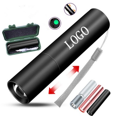 Alloy Fixed Focus Flashlight Led