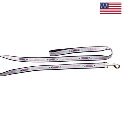 3/4" X 72" Woven Pet Leash w/ Nickel-plated Hardware - "Elite" Weave