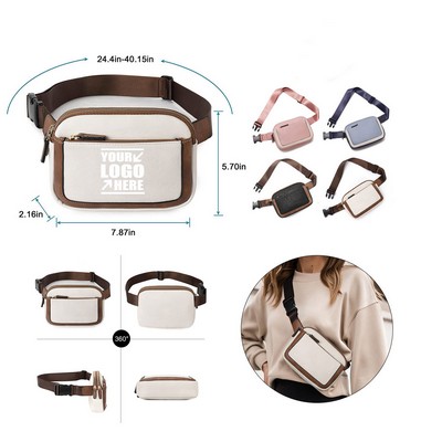 Waterproof Pu Waist Bag
